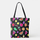 Tote Bag Magie de néon tropique radiant (Dos)