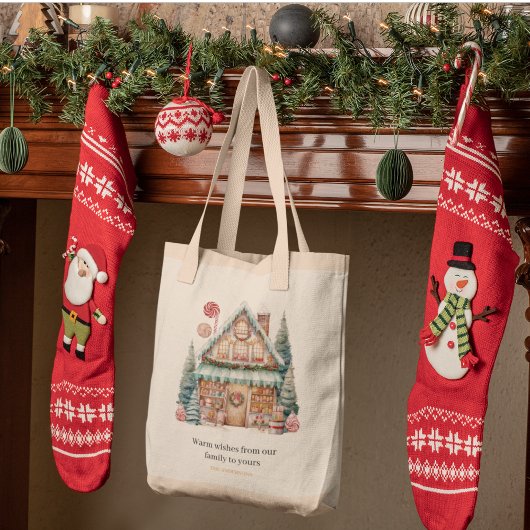 Tote Bag Magie de Noël scandinave