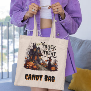 Tote Bag Magie de nuit citrouille sordide !