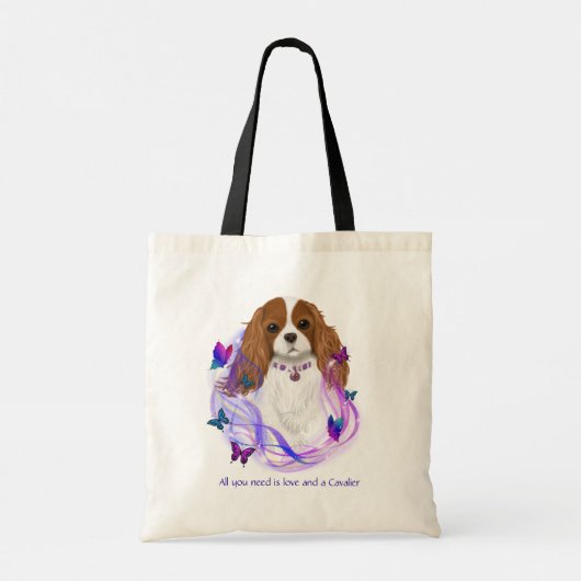 Tote Bag Magique Blenheim Cavalier King Charles Spaniel (Dos)