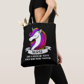 Tote Bag Magique Unicorne Infirmière Docteur Médicale Femme (De près)