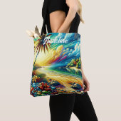 Tote Bag Magnifique Art Ai | Beauté côtière personnalisée (De près)