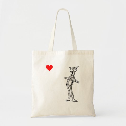 Tote Bag Magnifique Assistant De Oz Tin Man Coeur (Devant)