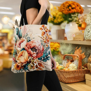 Tote Bag Magnifique bouquet boho d'automne