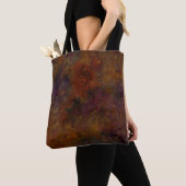 Tote Bag Magnifique Fond Brun Texturé (De près)