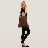 Tote Bag Magnifique Fond Brun Texturé (Sur le modèle)