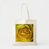 Tote Bag Magnifique image macro rose jaune (Devant)