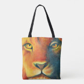 Tote Bag Magnifique Lion Head Portrait Regal et Fière (Dos)