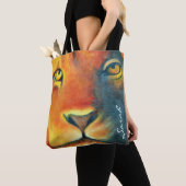 Tote Bag Magnifique Lion Head Portrait Regal et Fière (De près)