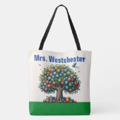 Tote Bag Magnifique professeur Fourre-tout - Voir retour (Dos)