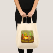 Tote Bag Magnifique Salade Légume Rock Cartoon (Devant (produit))