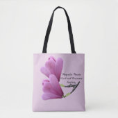 Tote Bag Magnolia Pâle Rose (Devant)
