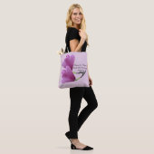 Tote Bag Magnolia Pâle Rose (Sur le modèle)