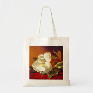 Tote Bag Magnolia sur Red Velvet Martin Johnson Heade