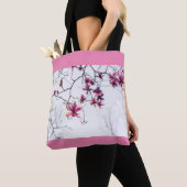 Tote Bag Magnolias roses (De près)