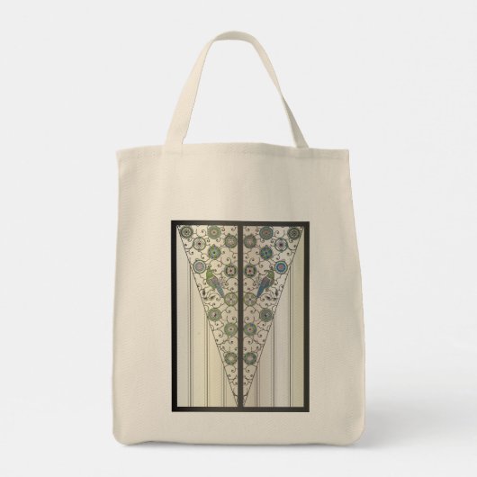 Tote Bag Mah Jongg Art déco Fourre-tout (Dos)