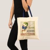 Tote Bag Mah Jongg Christmas One Bam Fourre-tout (Devant (produit))