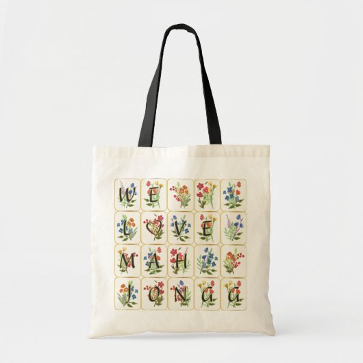 Tote Bag Mah Jongg Love Fourre-tout (Devant)