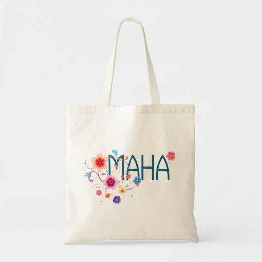 Tote Bag MAHA Floral (Devant)