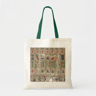 Tote Bag Mahjong sur les carreaux (set no 1)