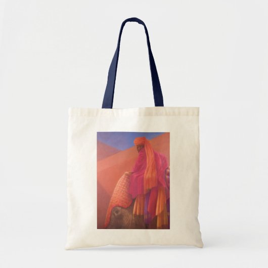 Tote Bag Mahout et éléphant (Devant)