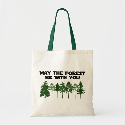 Tote Bag Mai la forêt soit avec vous (Devant)