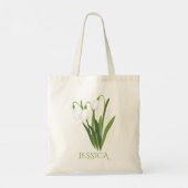 Tote Bag Mai Mois de naissance Fleur Lys de la vallée (Dos)