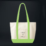 Tote Bag Maid of Honor Fourre-tout<br><div class="desc">Sac fourre-tout en vert naturel/citron vert avec texte ; Maid of Honor. Customisez cet objet ou achetez tel quel.</div>