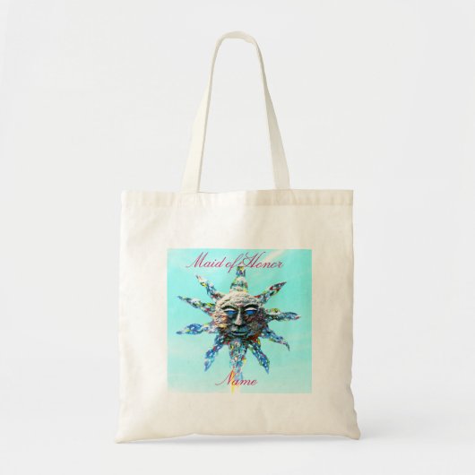 Tote Bag Maid of Honor sun face (Devant)