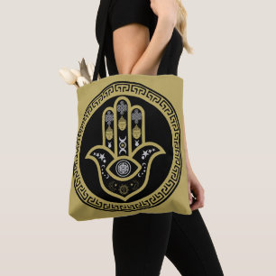 Tote Bag Main de Hamsa Protection contre le Mauvais Œil