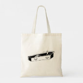 Tote Bag Main de l'horreur émergeant du cercueil (Dos)
