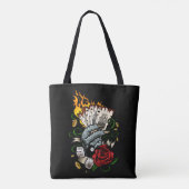 Tote Bag Main Des Cartes (Dos)