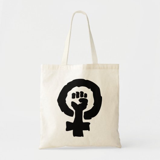 Tote Bag Main femelle de solidarité de symbole (Devant)