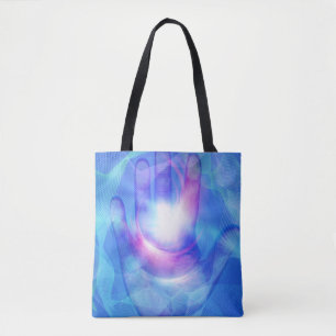 Tote Bag Main lumineuse