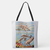 Tote Bag Main Painted by Number | Dolphins | (Dos)