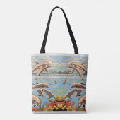 Tote Bag Main Painted by Number | Dolphins | (Dos)