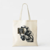Tote Bag Main Robotique (Dos)