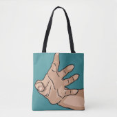 Tote Bag Main tendue de perspective (Devant)