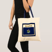 Tote Bag Maine Flag Design (Devant (produit))