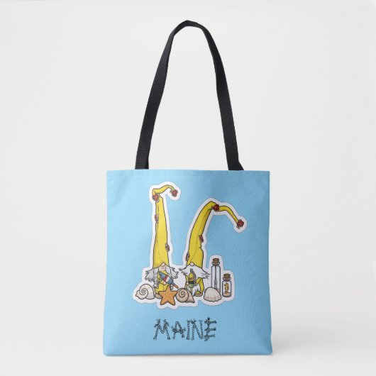 Tote Bag Maine Gnomes Welcome Home  (Devant)