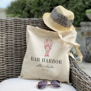 Tote Bag Maine Homard Destination Mariage Bienvenue