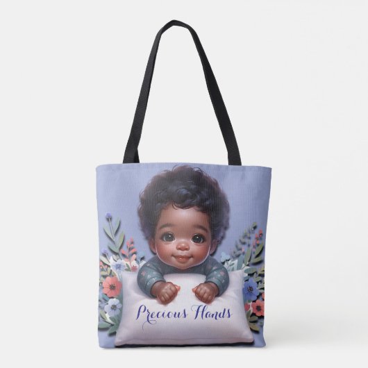 Tote Bag Mains de bébé précieux (Dos)