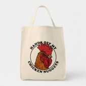 Tote Bag Mains De Mes Nuggets De Poulet (Devant)