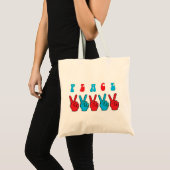 Tote Bag Mains de paix (Devant (produit))