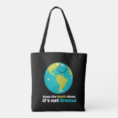 Tote Bag Maintenez la terre propre (Dos)