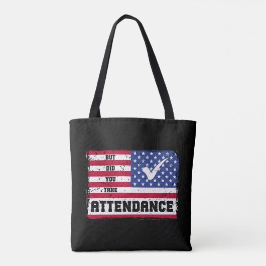 Tote Bag Mais Avez-Vous Pris Participation Professeur Ameri (Dos)