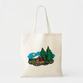 Tote Bag Maison Dans Les Bois (Devant)