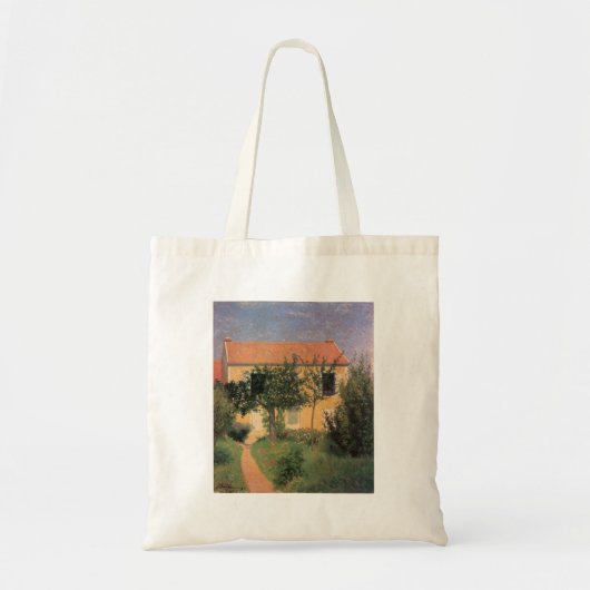 Tote Bag Maison de campagne italienne avec toit rouge (Devant)