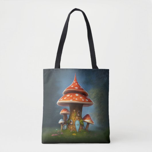 Tote Bag Maison de champignons Storybook (Devant)
