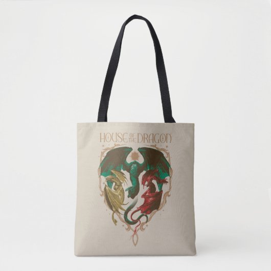 Tote Bag Maison du Dragon | Bouclier dragon (Devant)